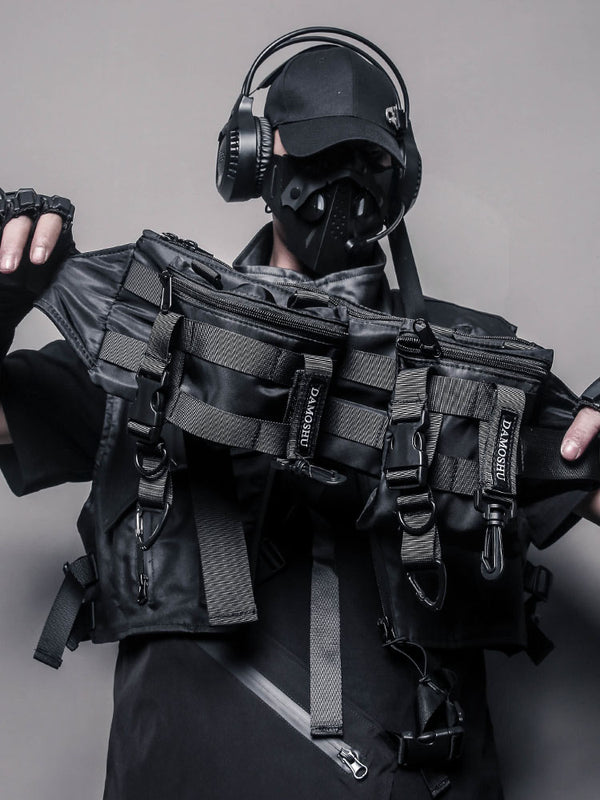 Techwear Multi-Pocket Chest Bag