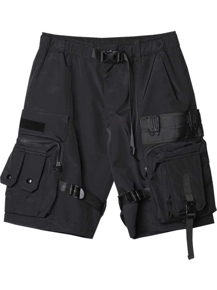 Techwear Multi-Pocket Cargo Shorts