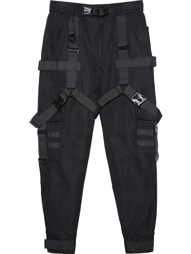 Techwear Paratrooper Cargo Trousers