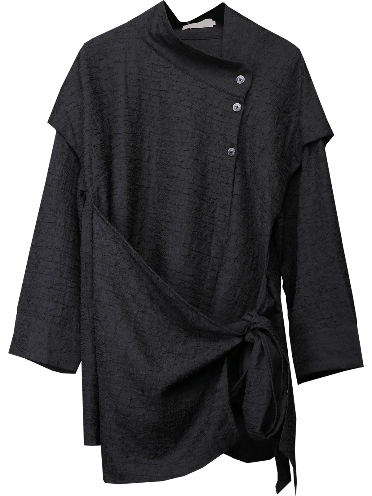 Drop-Shoulder Long-Sleeve Top
