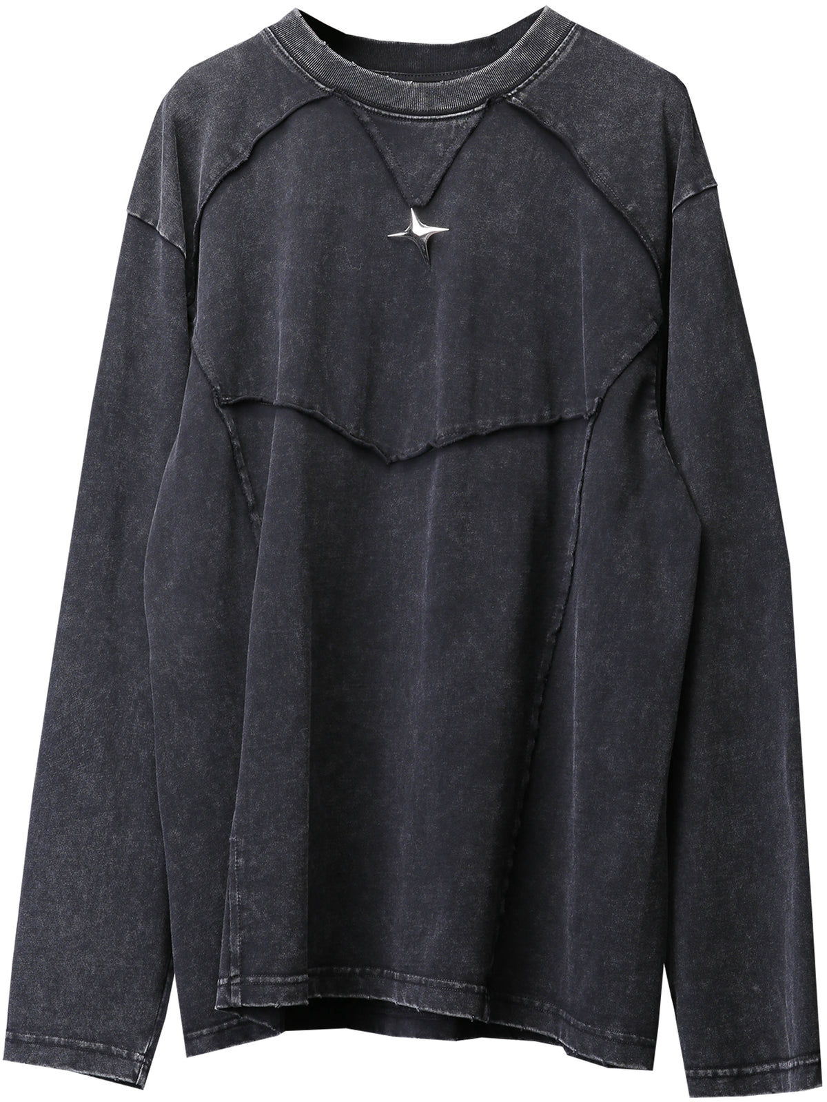 Relaxed Long-Sleeve Top