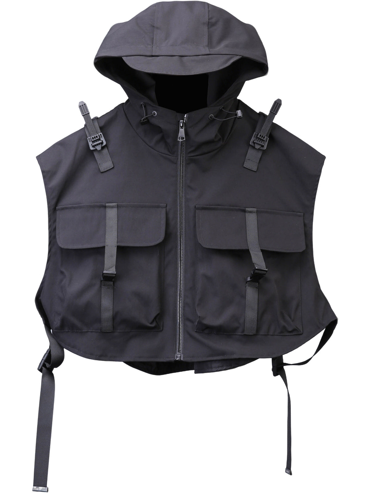 Cropped Sleeveless Vest