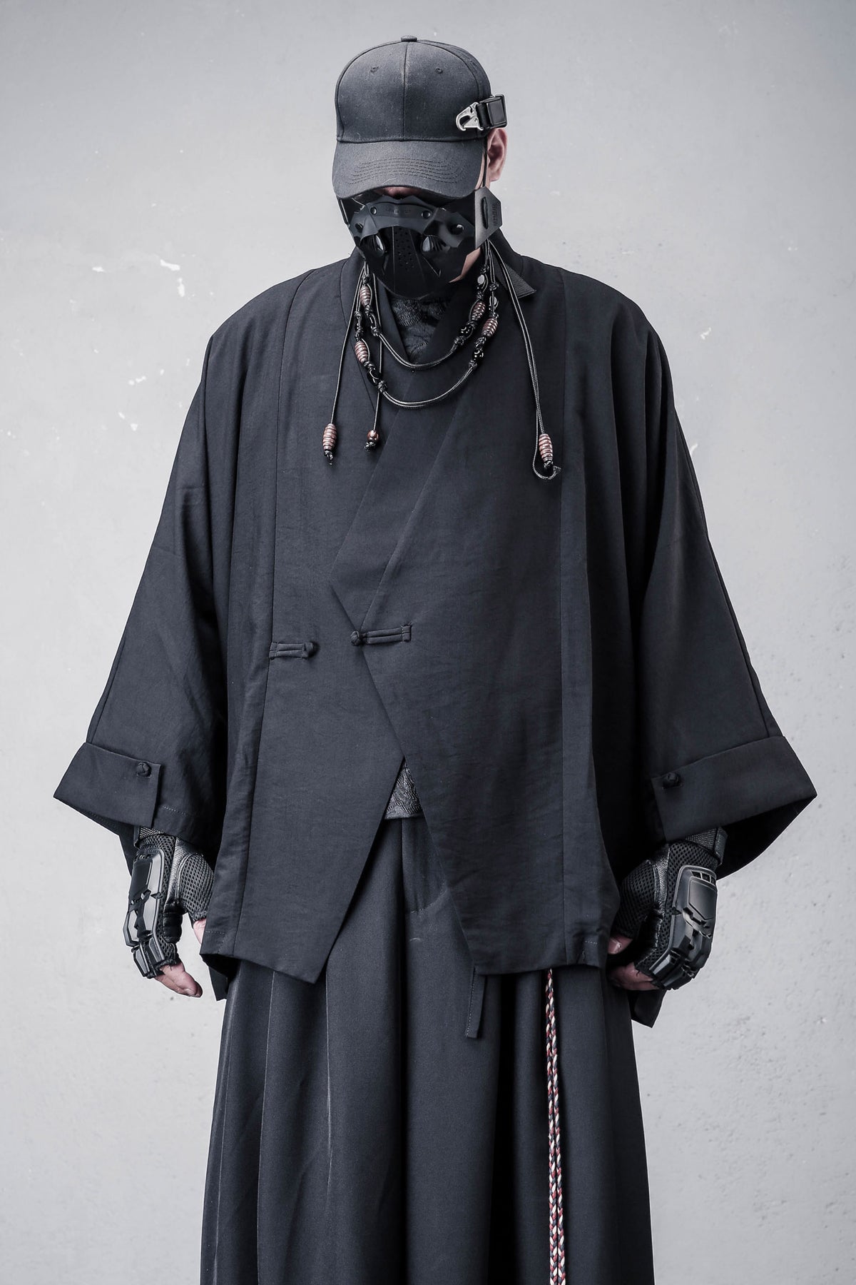 Chinese-Style Mandarin Collar Coat
