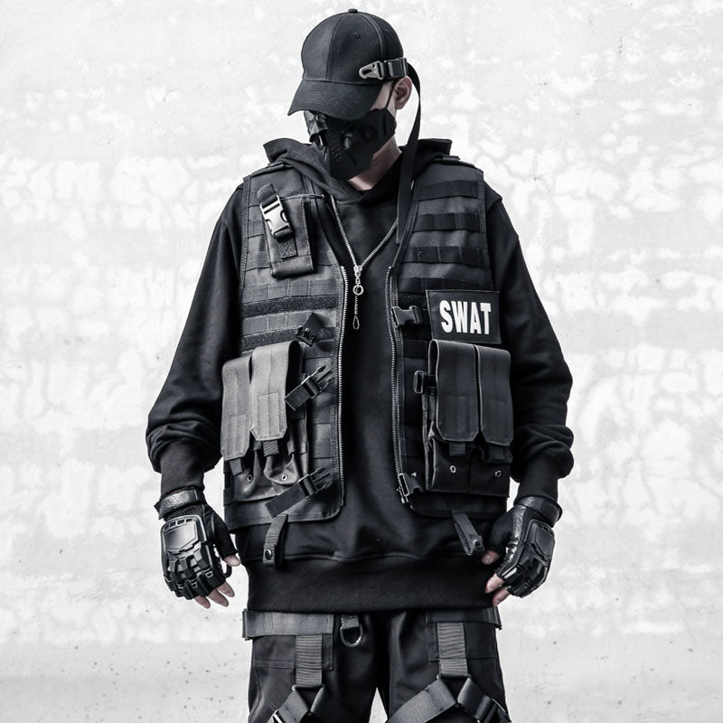 Wide Tactical Vest, Adjustable