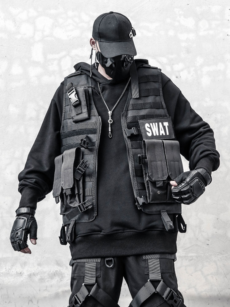Wide Tactical Vest, Adjustable