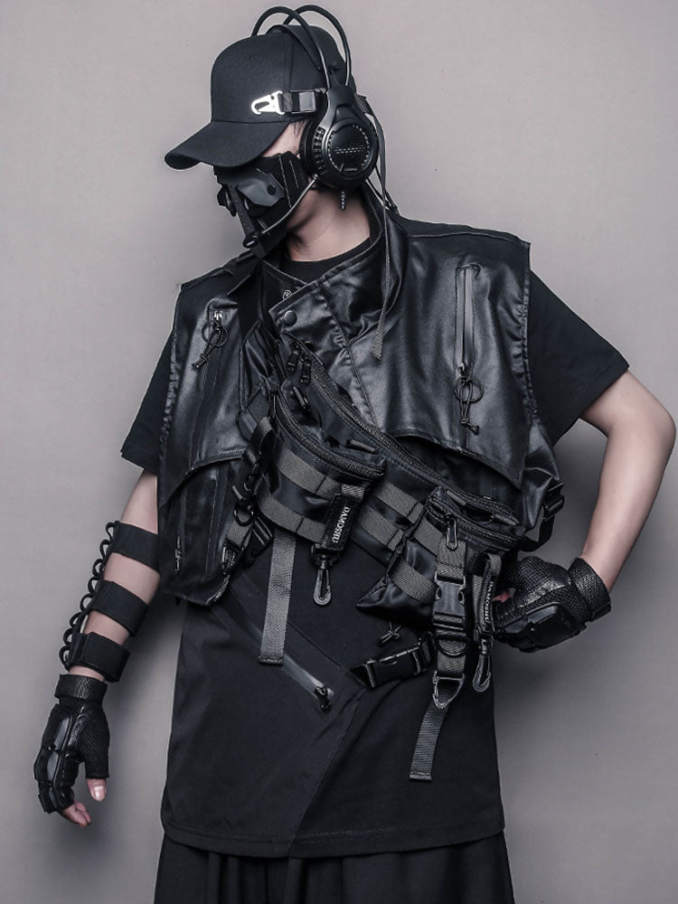Techwear Multi-Pocket Chest Bag