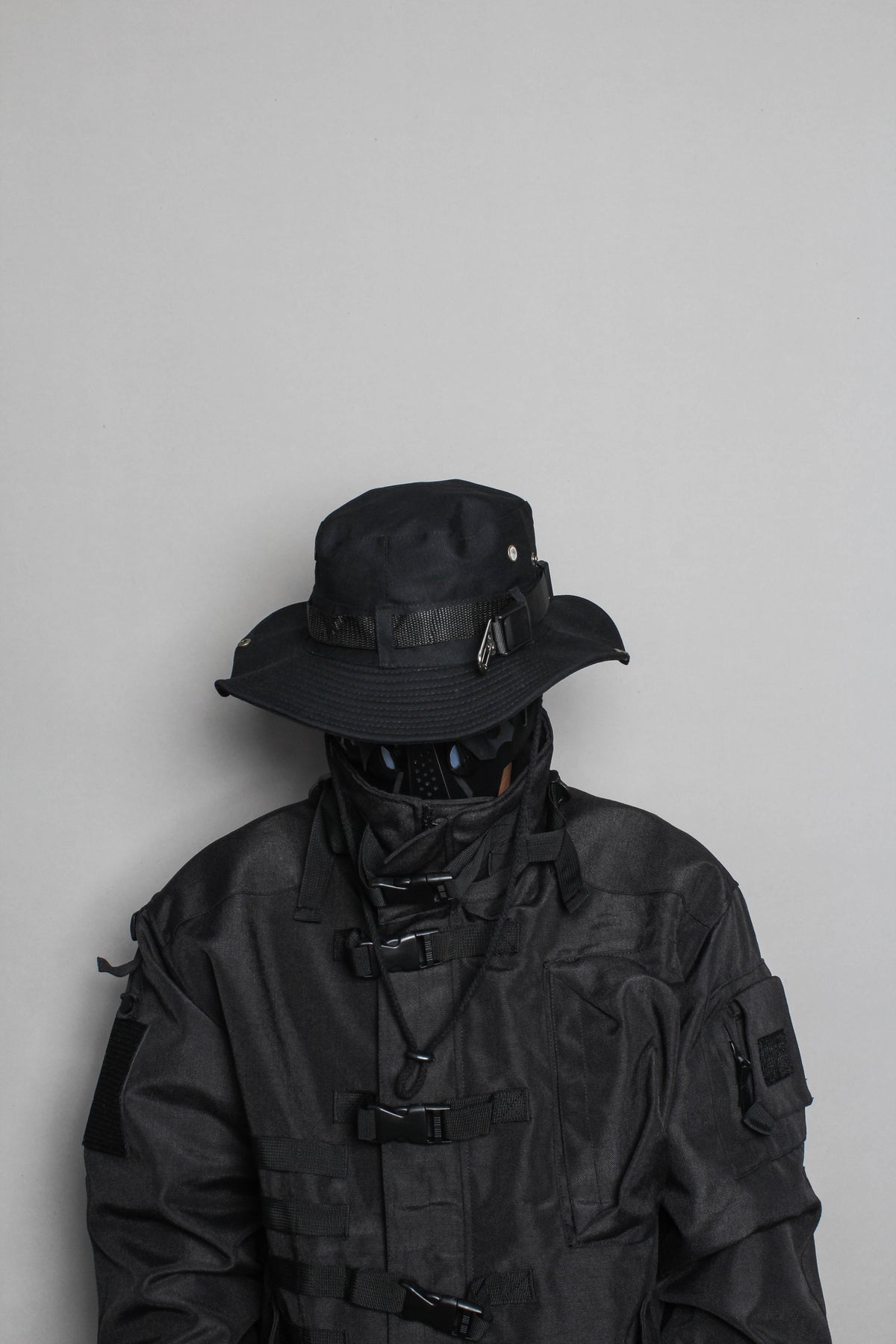 Dark Techwear Bucket Hat