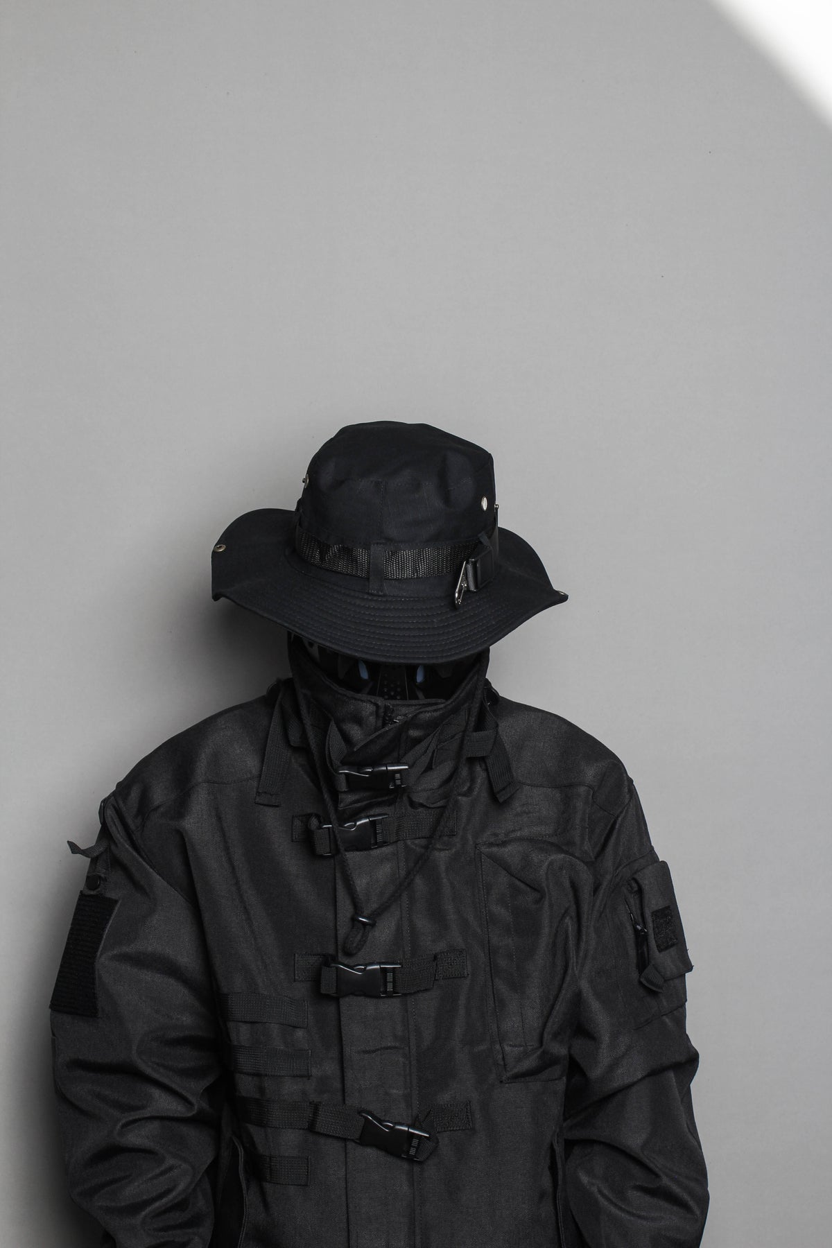 Dark Techwear Bucket Hat