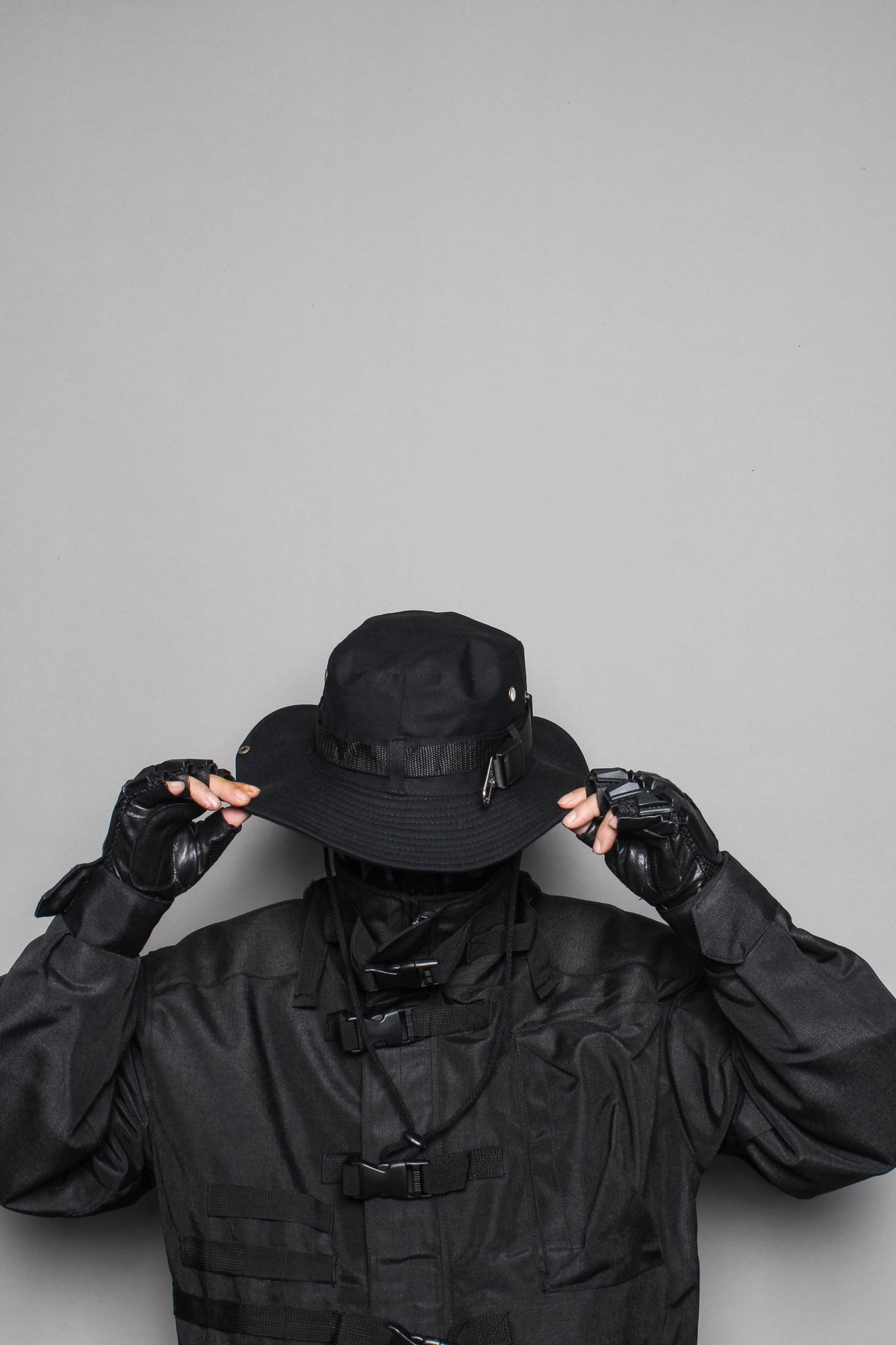 Dark Techwear Bucket Hat