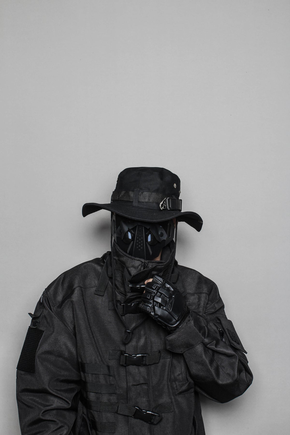 Dark Techwear Bucket Hat