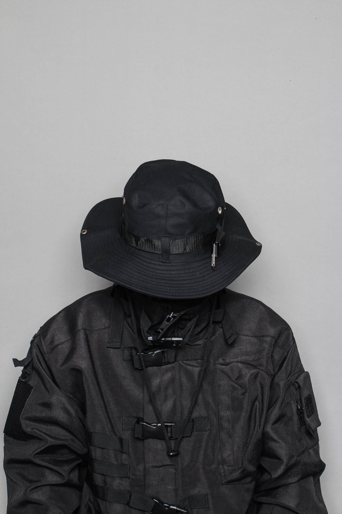 Dark Techwear Bucket Hat