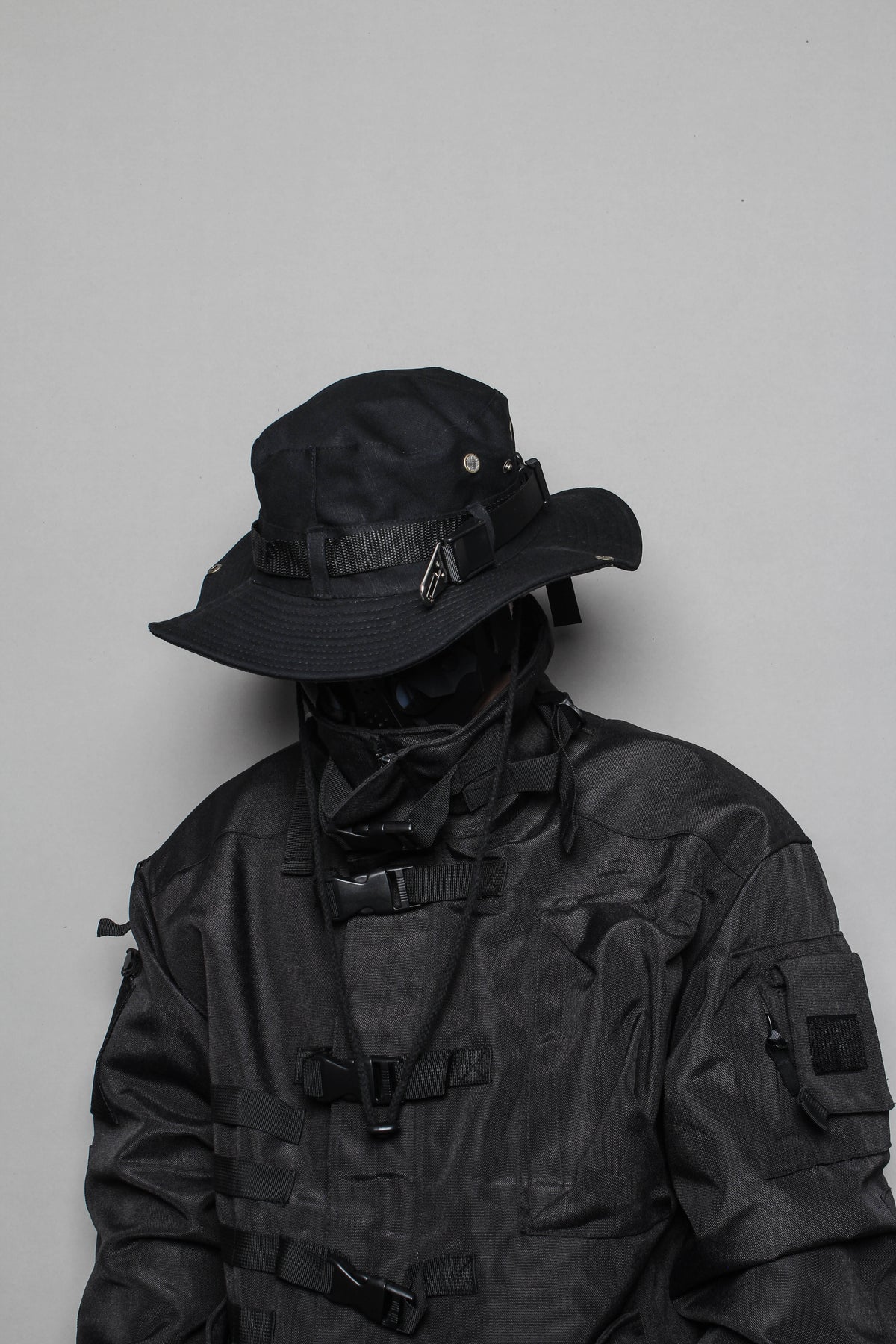Dark Techwear Bucket Hat
