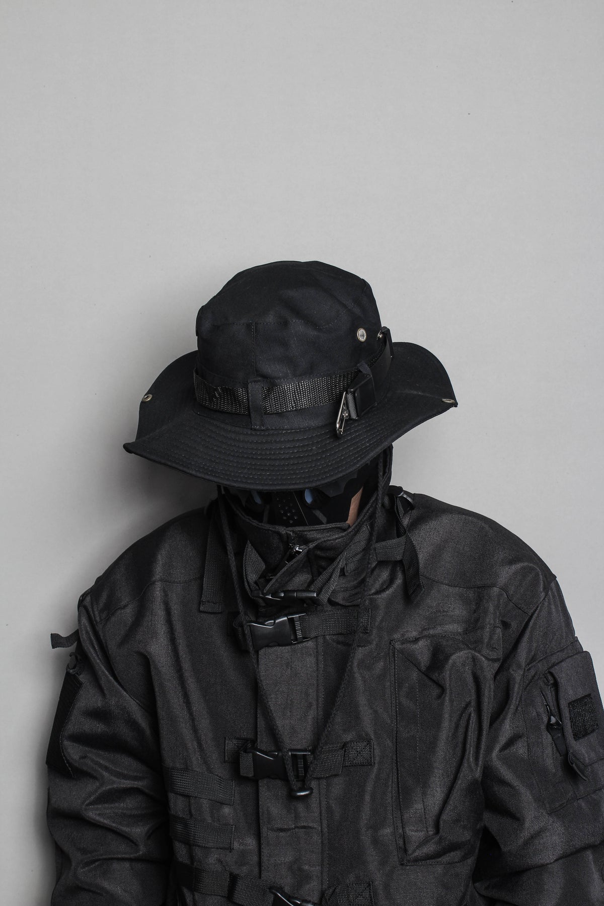 Dark Techwear Bucket Hat