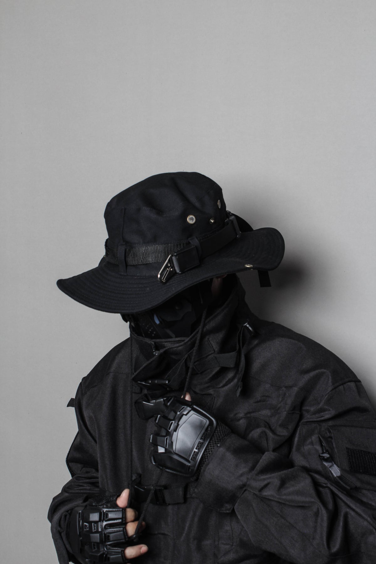 Dark Techwear Bucket Hat