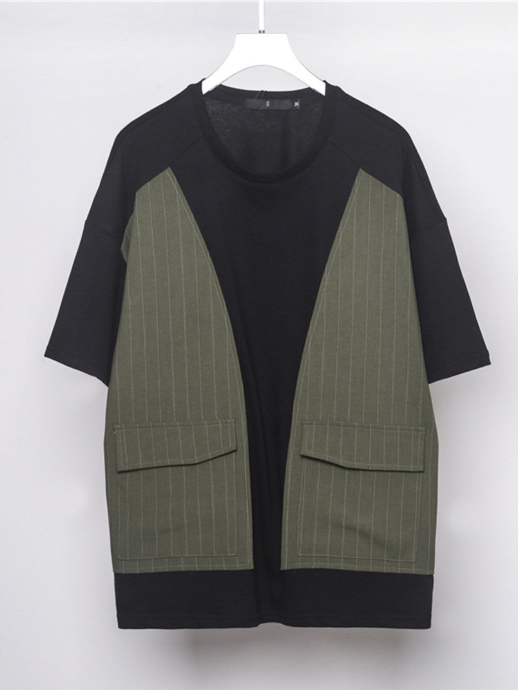 Deconstructed Cargo-Pocket Top