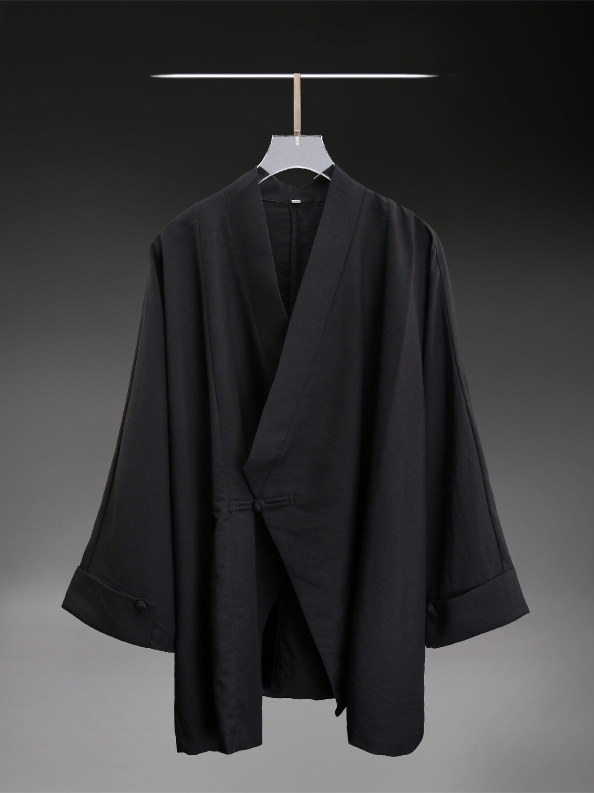 Chinese-Style Mandarin Collar Coat