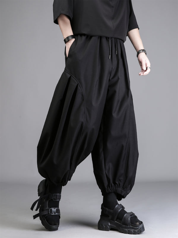 Irregular Deconstructed Wide-Leg Trousers