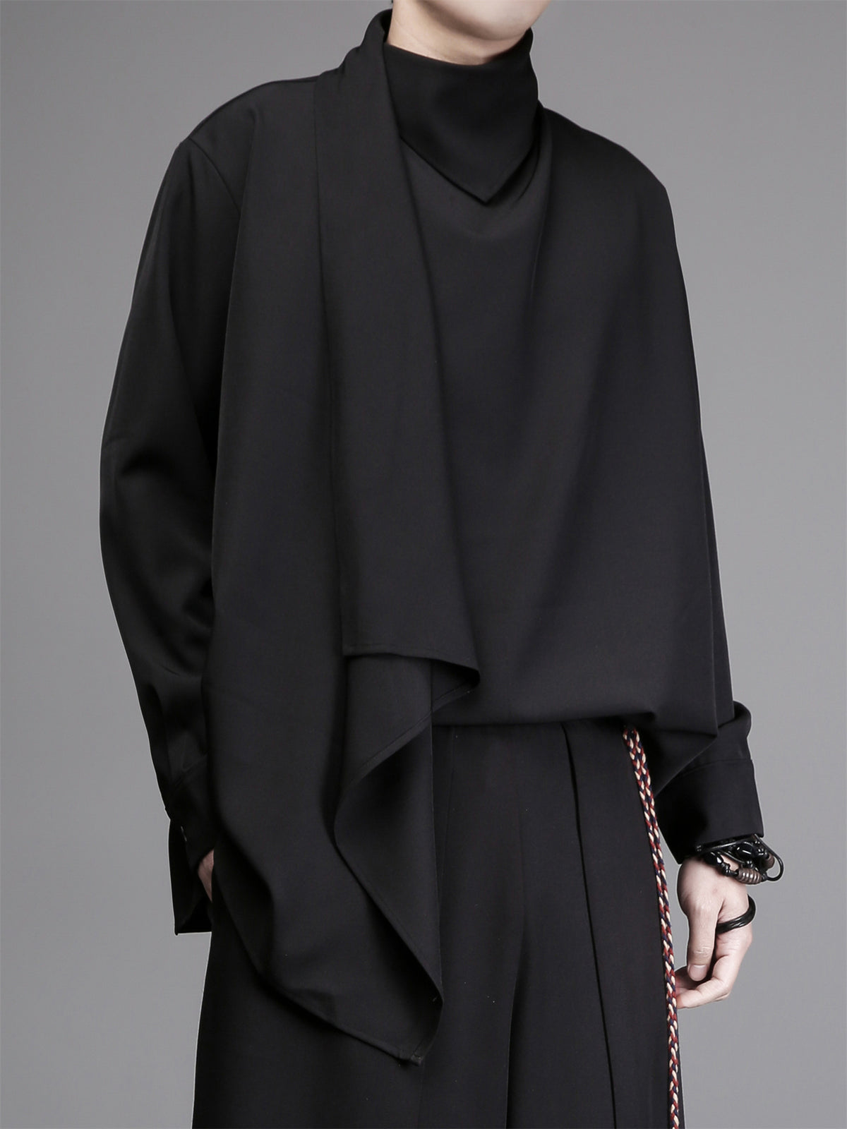 The Sculptural Asymmetric Oversized Shirt