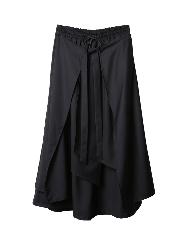 Yamamoto Asymmetric Wide-Leg Culotte